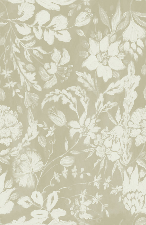 Flowery Ornament Seedpearl - Grey, Seedpearl Wallcovering | Mind the Gap