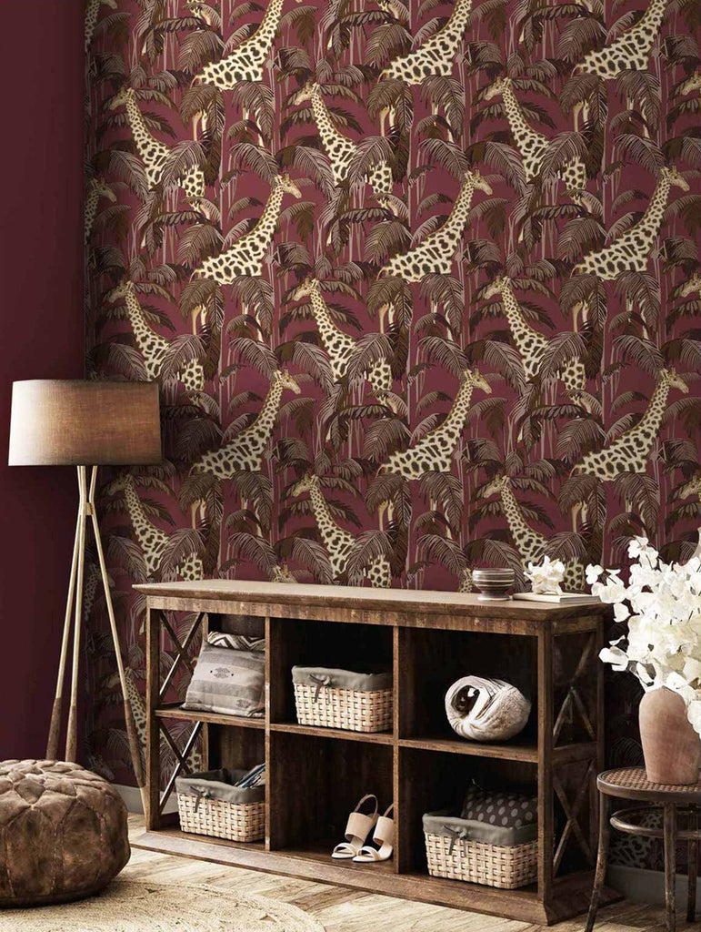 Safari Gentile Burgundy