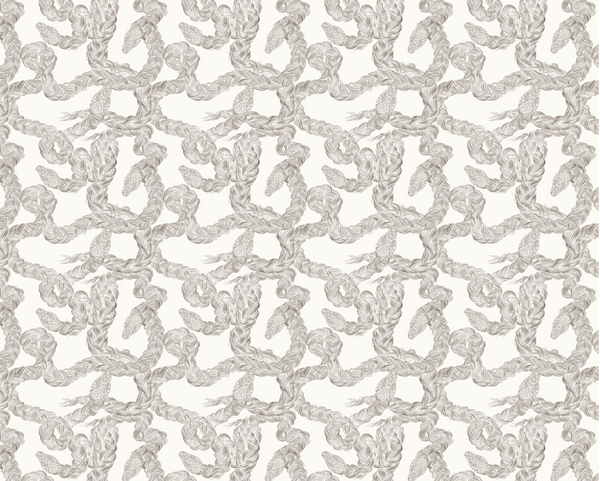 Twisted Snakes Fabric | Phillipe Romano Screen Prints