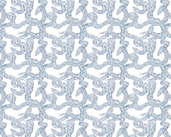Twisted Snakes Fabric | Phillipe Romano Screen Prints