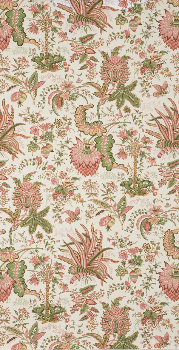 Marquis De Seignelay Coral/Leaf | Pierre Frey