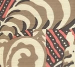 Cinnabar Brown on Ecru