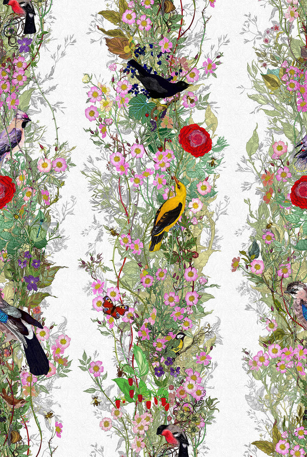 Fruit Looters Alabaster | Timorous Beasties Wallcovering