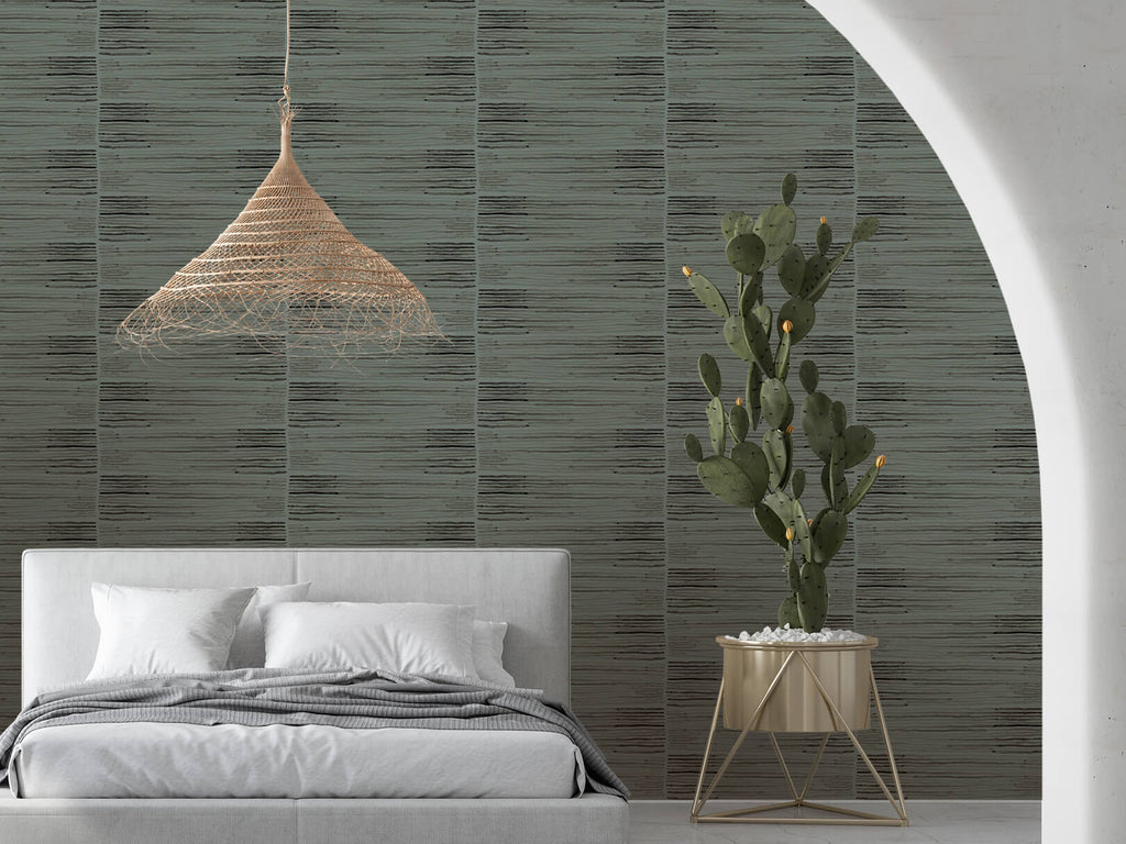 Garth Charcoal  Wallpaper (Srd-Grt-03) | Sarah Rowland | Koroseal