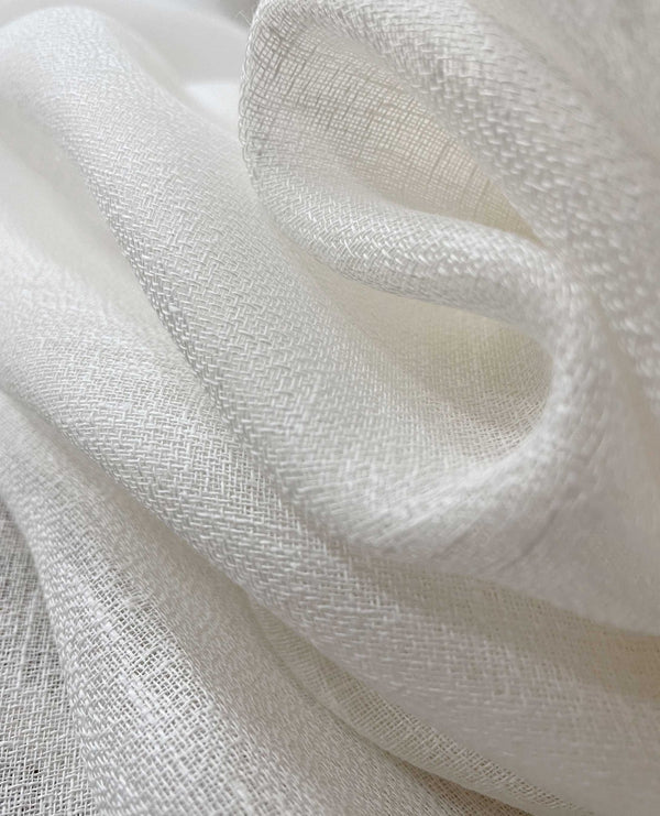 Abelia - Blanco White By Gaston Y Daniela | Gaston Y Daniela Marco Polo | Solid Drapery Linen