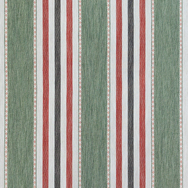 Albuquerque - Verde Oscuro Green By Gaston Y Daniela | Gaston Rio Grande |Stripes  Upholstery