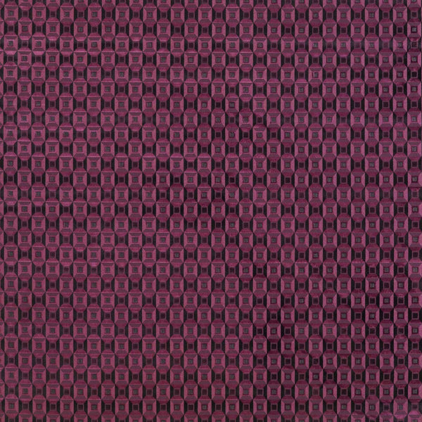 Luisa - Berenjena Purple By Gaston Y Daniela | Lorenzo Castillo Ii |Modern Geometric Upholstery Velvet