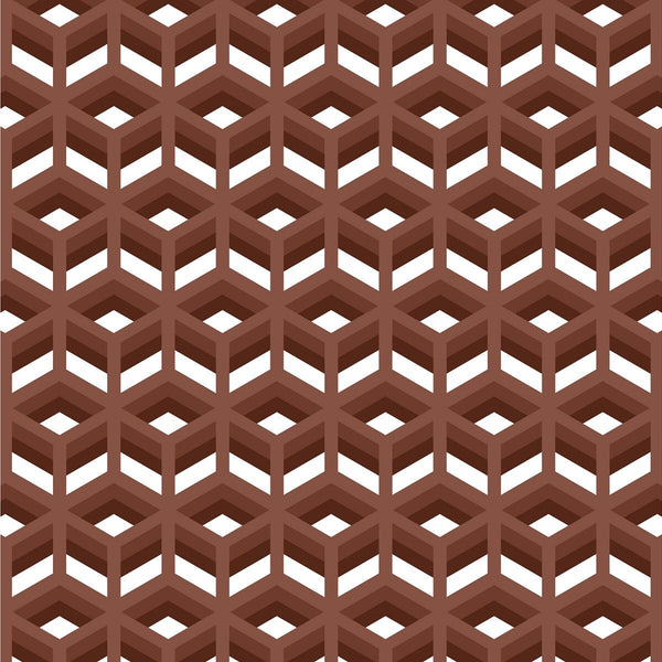 Javier - Tabaco Brown By Gaston Y Daniela | Lorenzo Castillo Ii |Modern Geometric Multipurpose Print