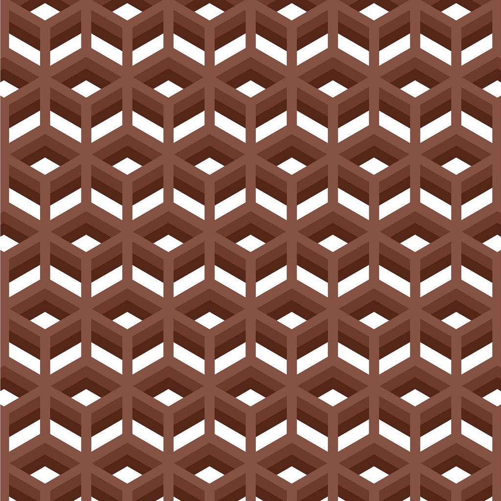 Samples and Purchasing available for Javier - Tabaco Brown By Gaston Y Daniela | Lorenzo Castillo Ii |Modern Geometric Multipurpose Print at Designer Wallcoverings and Fabrics
