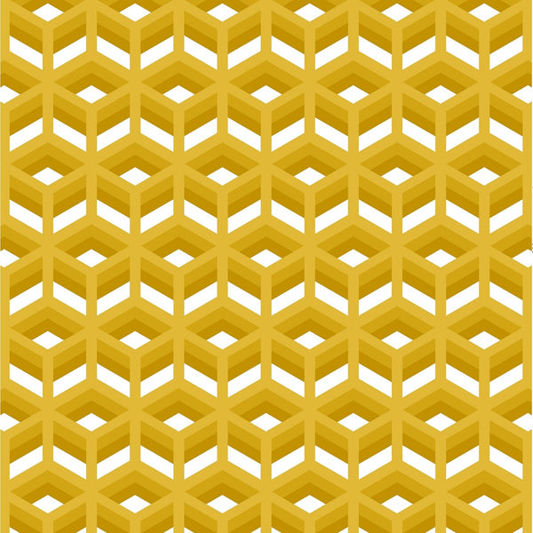 Javier - Amarillo Yellow By Gaston Y Daniela | Lorenzo Castillo Ii |Modern Geometric Multipurpose Print