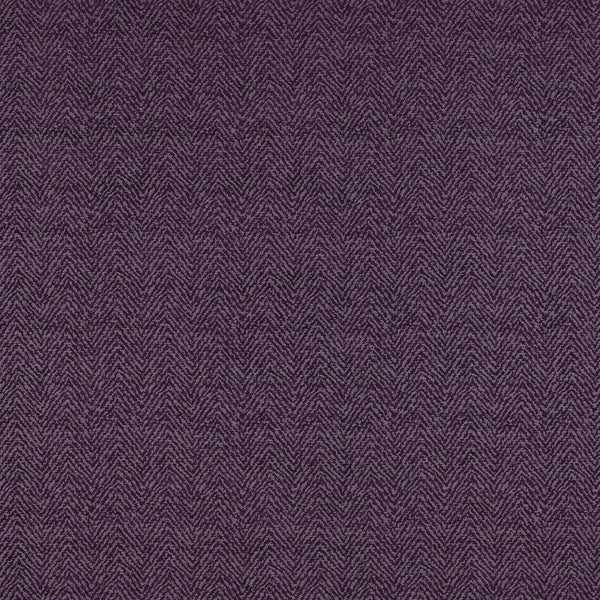 Santa Ana - Berenjena Purple By Gaston Y Daniela | Madrid |Herringbone/Tweed Animal Skins Upholstery Chenille