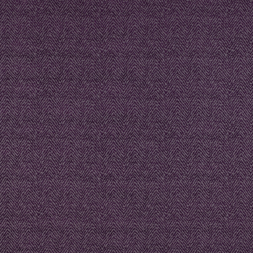 Samples and Purchasing available for Santa Ana - Berenjena Purple By Gaston Y Daniela | Madrid |Herringbone/Tweed Animal Skins Upholstery Chenille at Designer Wallcoverings and Fabrics
