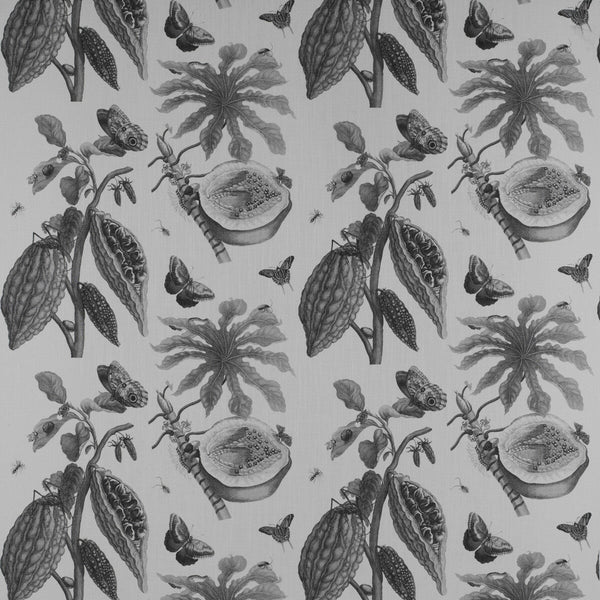 Retiro - Antracita Black By Gaston Y Daniela | Madrid |Botanical & Floral  Multipurpose Print