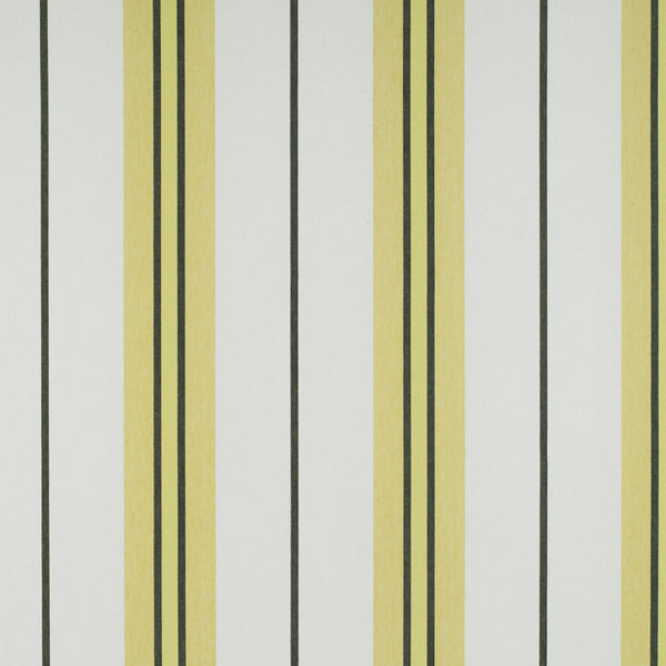 Burano - Onyx/Amarillo Yellow By Gaston Y Daniela | Tierras | Stripes Drapery Linen