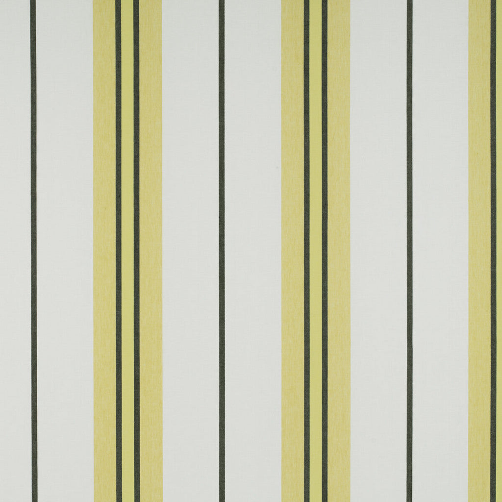 Samples and Purchasing available for Burano - Onyx/Amarillo Yellow By Gaston Y Daniela | Tierras | Stripes Drapery Linen at Designer Wallcoverings and Fabrics