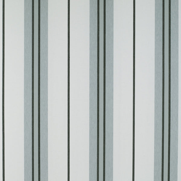 Burano - Azul/Onyx Turquoise By Gaston Y Daniela | Tierras | Stripes Drapery Linen