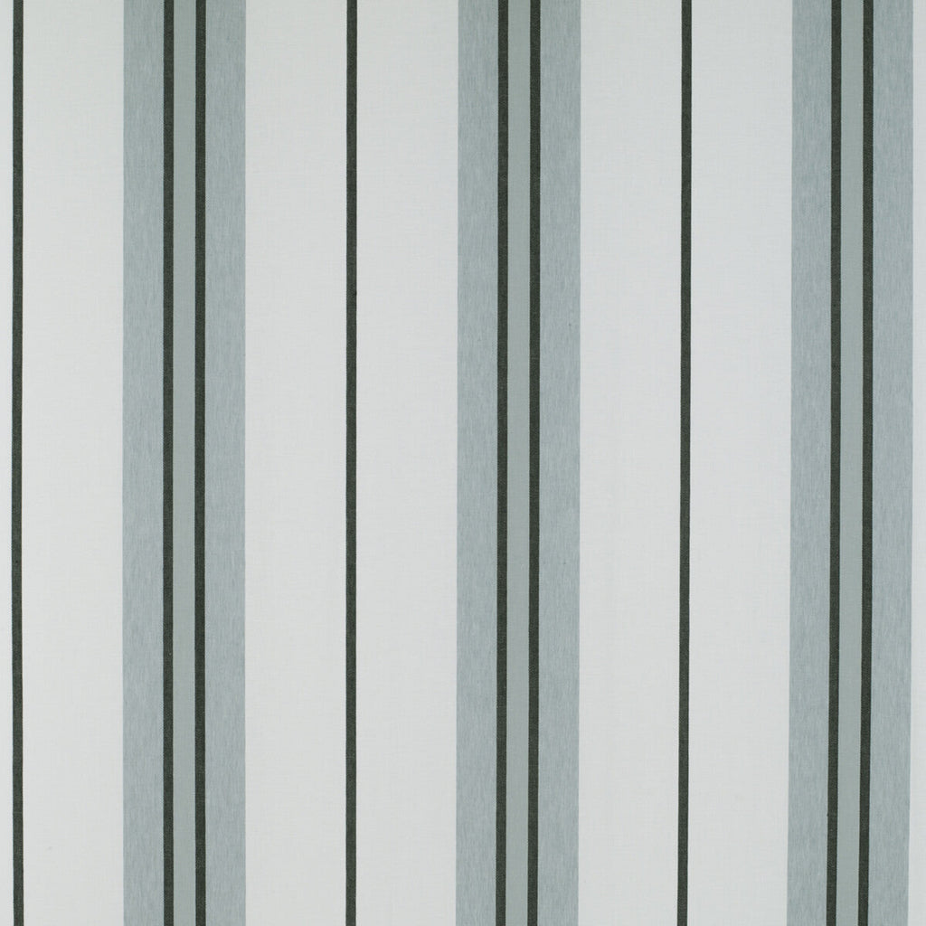 Samples and Purchasing available for Burano - Azul/Onyx Turquoise By Gaston Y Daniela | Tierras | Stripes Drapery Linen at Designer Wallcoverings and Fabrics