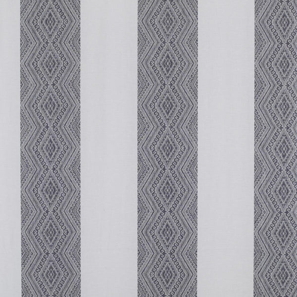 Pianosa - Navy Indigo By Gaston Y Daniela | Tierras | Stripes Drapery Linen