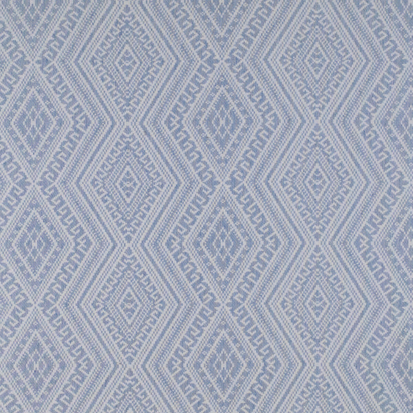 Estromboli - Azul Claro Blue By Gaston Y Daniela | Tierras | Geometric Drapery Linen