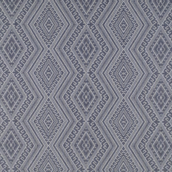 Estromboli - Navy Indigo By Gaston Y Daniela | Tierras | Geometric Drapery Linen