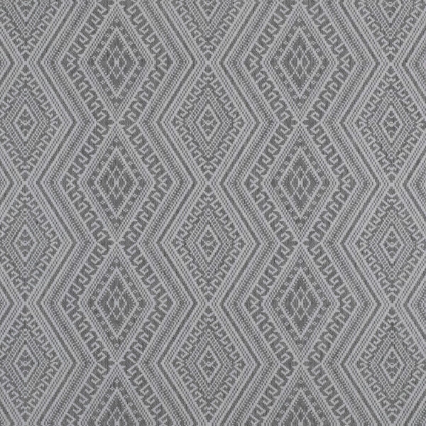 Estromboli - Onyx Charcoal By Gaston Y Daniela | Tierras | Geometric Drapery Linen