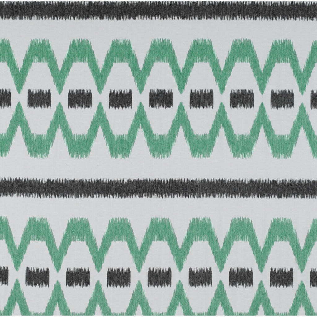 Samples and Purchasing available for Lampedusa - Onyx/Verde Menta Multi By Gaston Y Daniela | Tierras |  Drapery  at Designer Wallcoverings and Fabrics