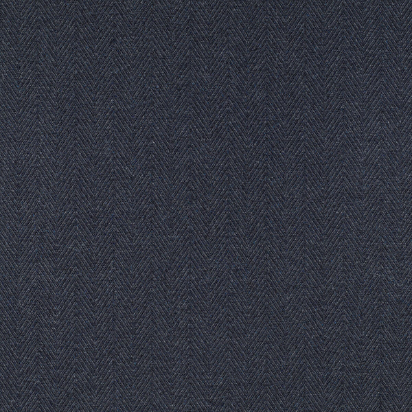 Bolzano - Azul Oscuro Indigo By Gaston Y Daniela | Tierras | Herringbone/Tweed Upholstery Wool