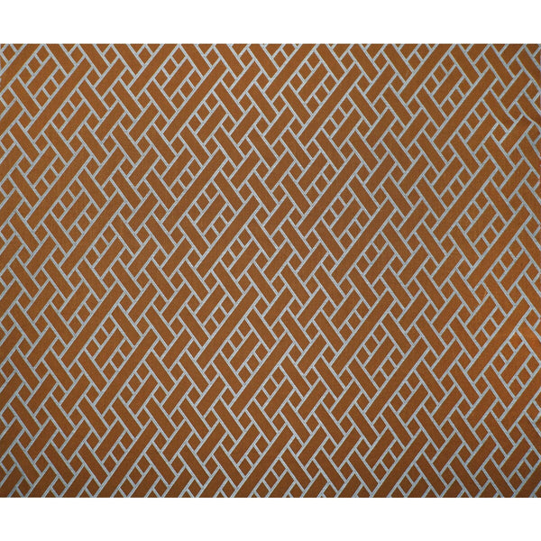 Nairobi - Naranja Orange By Gaston Y Daniela | Gaston Africalia |Lattice/Scrollwork  Upholstery Weave