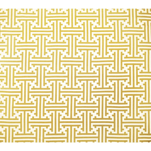 Clark - Amarillo White By Gaston Y Daniela | Gaston Africalia |Lattice/Scrollwork Geometric Upholstery Indoor / Outdoor