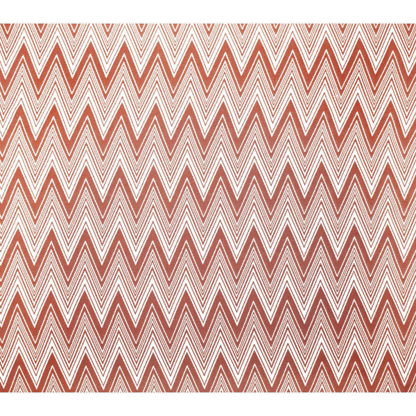 Grace - Rojo White By Gaston Y Daniela | Gaston Africalia |Flamestitch Geometric Upholstery Indoor / Outdoor