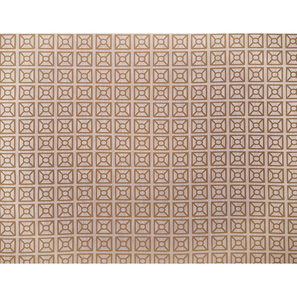 Arabica - Ocre Brown By Gaston Y Daniela | Gaston Africalia |Global Geometric Upholstery