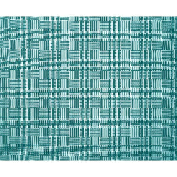 Blixen - Turquesa Blue By Gaston Y Daniela | Gaston Africalia |Geometric Texture Upholstery Embroidery