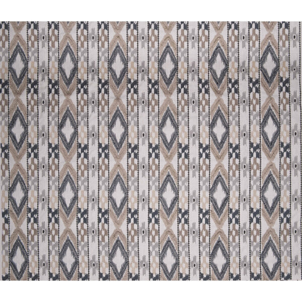 Queen - Beige/Gris  White By Gaston Y Daniela | Gaston Africalia |Global Ikat/Southwest/Kilims Upholstery Embroidery