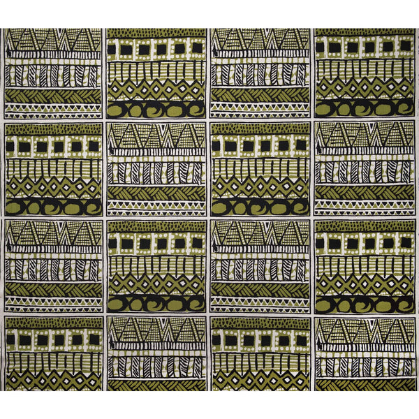 Suajili - Lima  Green By Gaston Y Daniela | Gaston Africalia |Global Ikat/Southwest/Kilims Multipurpose Print