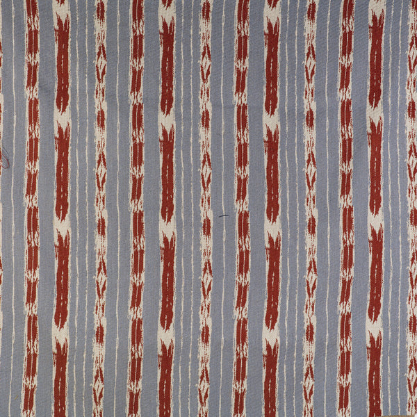 Bandas - Azul Cielo/Rojo Beige By Gaston Y Daniela | Gaston Libreria |Global Stripes Upholstery