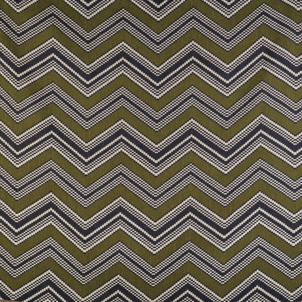 Zig Zag - Verde/Navy Beige By Gaston Y Daniela | Gaston Libreria |Global Ikat/Southwest/Kilims Upholstery