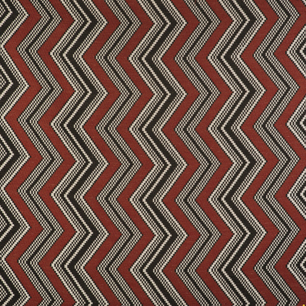 Zig Zag - Rojo Neutral By Gaston Y Daniela | Gaston Libreria |Global Ikat/Southwest/Kilims Upholstery