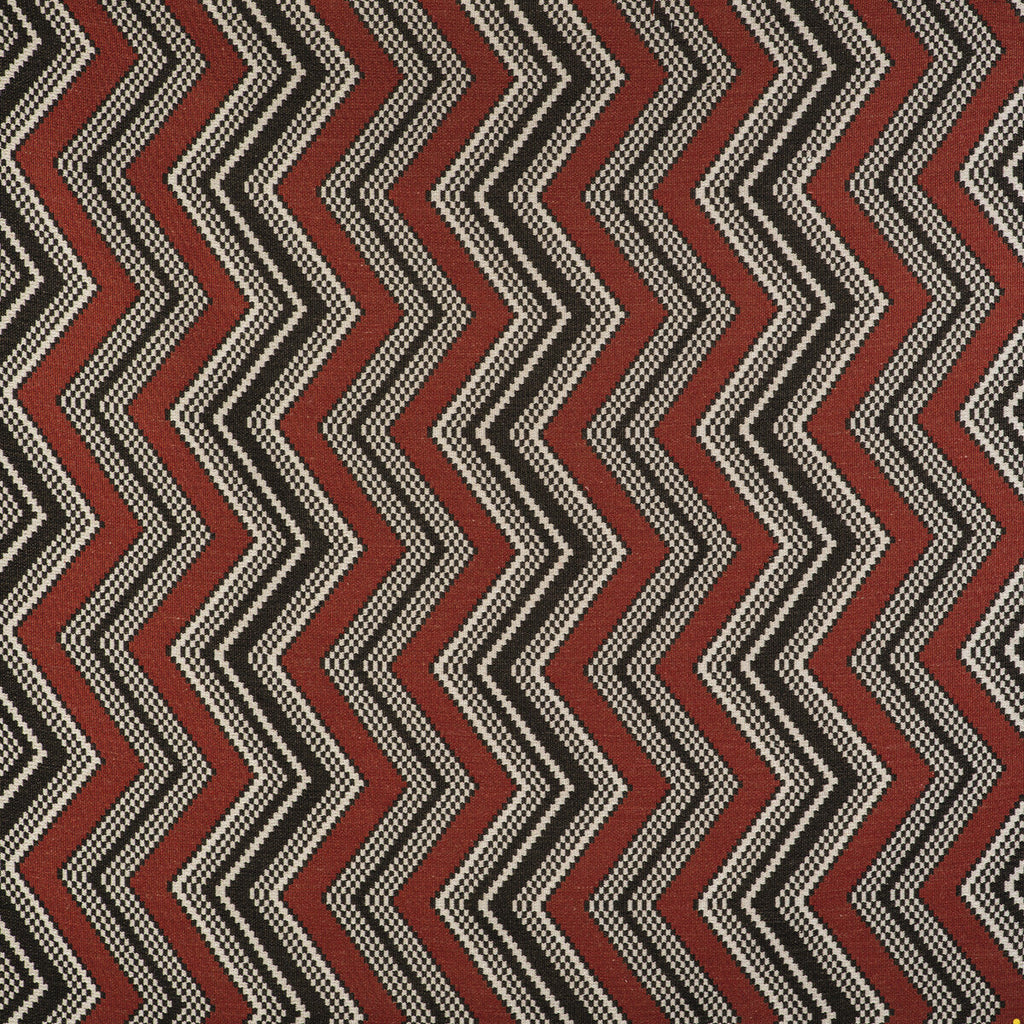 Samples and Purchasing available for Zig Zag - Rojo Neutral By Gaston Y Daniela | Gaston Libreria |Global Ikat/Southwest/Kilims Upholstery  at Designer Wallcoverings and Fabrics