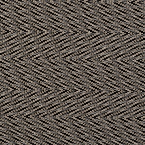 Gran Espiga - Lino/Negro Black By Gaston Y Daniela | Gaston Libreria | Herringbone/Tweed Upholstery Indoor / Outdoor