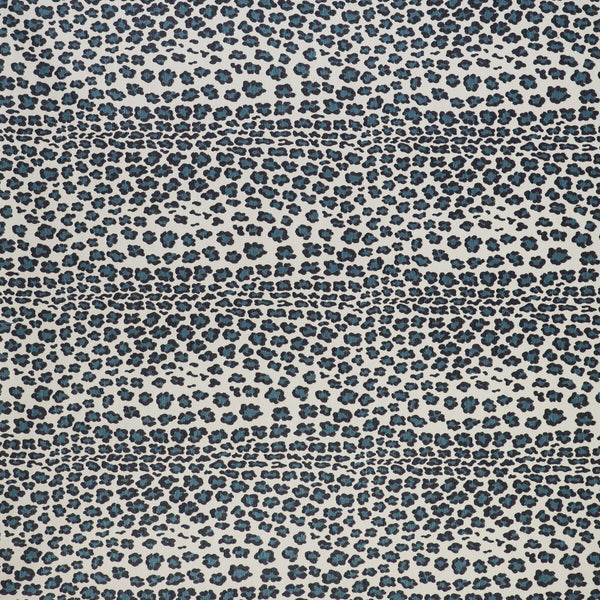 Leopardo - Azul Ivory By Gaston Y Daniela | Gaston Libreria | Animal Skins Upholstery Indoor / Outdoor