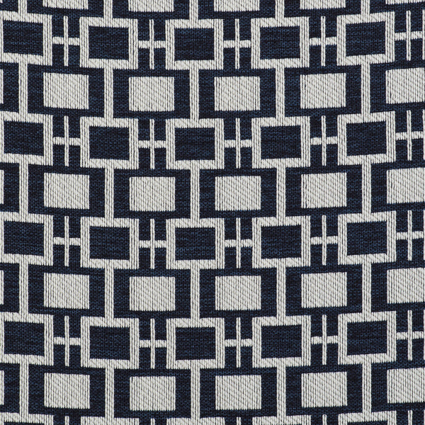 Series - Azul White By Gaston Y Daniela | Gaston Libreria |Geometric Small Scale Upholstery Indoor / Outdoor