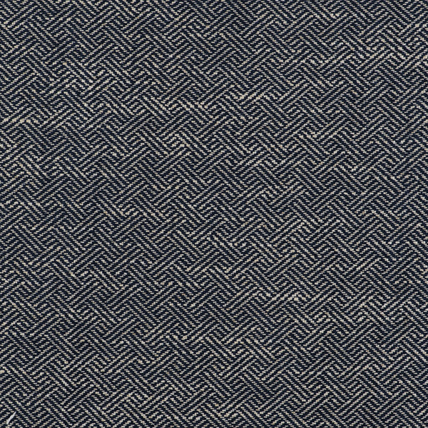 Enea - Navy Neutral By Gaston Y Daniela | Gaston Libreria |Lattice/Scrollwork Small Scale Upholstery Weave