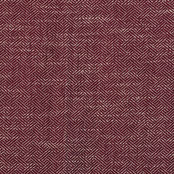 Enea - Rojo Neutral By Gaston Y Daniela | Gaston Libreria |Lattice/Scrollwork Small Scale Upholstery Weave