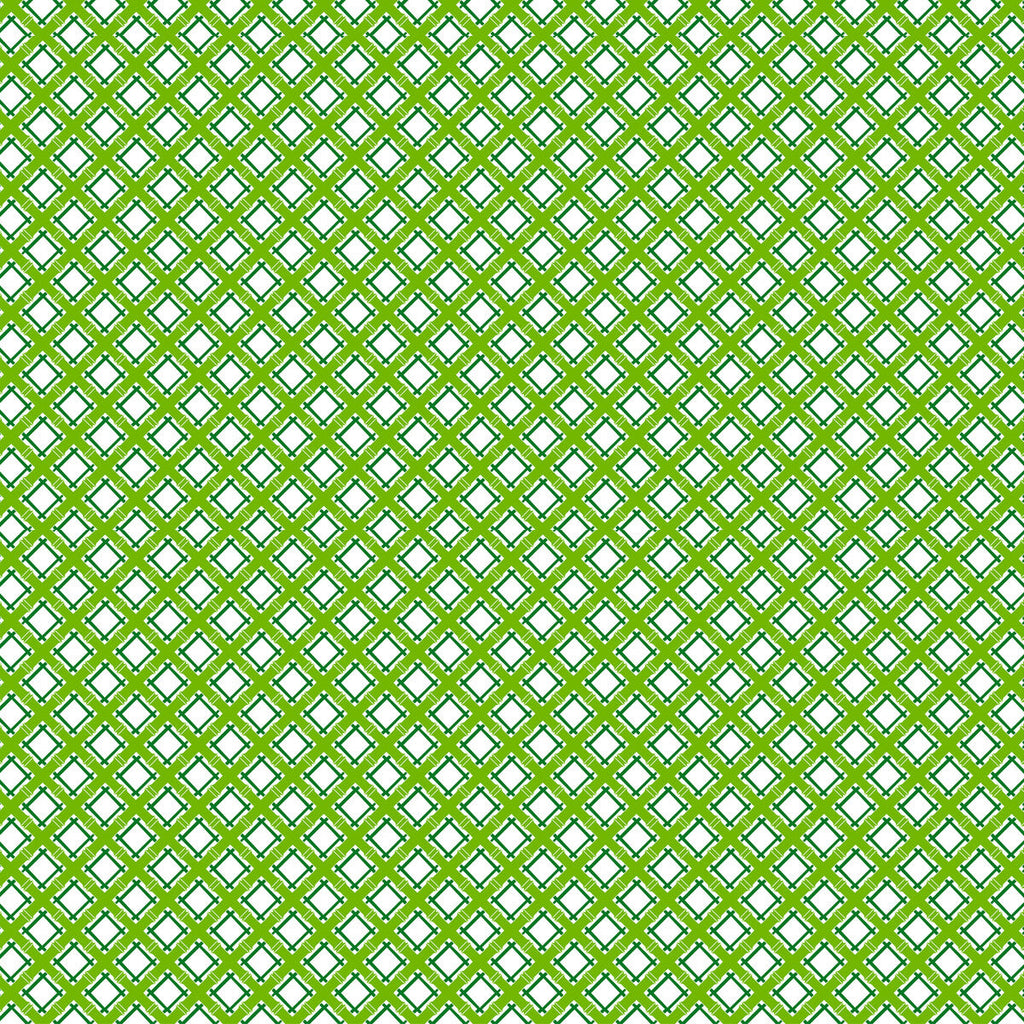 Samples and Purchasing available for Trellis - Verde White By Gaston Y Daniela | Gaston Libreria |Diamond Small Scale Multipurpose Print at Designer Wallcoverings and Fabrics
