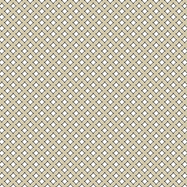 Trellis - Beige/Negro White By Gaston Y Daniela | Gaston Libreria |Diamond Small Scale Multipurpose Print