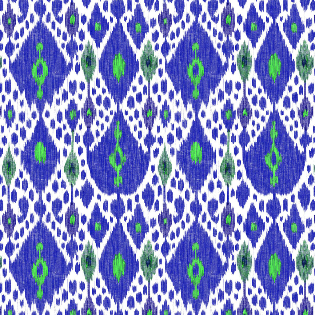 Samples and Purchasing available for Ikat - Azul Ivory By Gaston Y Daniela | Gaston Libreria |Ikat/Southwest/Kilims  Multipurpose Print at Designer Wallcoverings and Fabrics