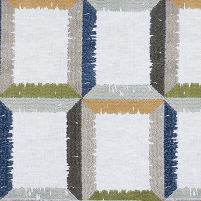 Yucatan - Marron Black By Gaston Y Daniela | Gaston Nuevo Mundo | Geometric Drapery Embroidery