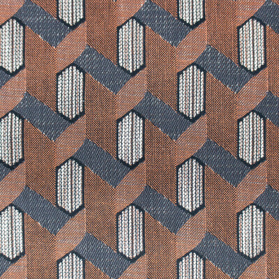 Maya - Teja Rust By Gaston Y Daniela | Gaston Nuevo Mundo |Modern Geometric Upholstery