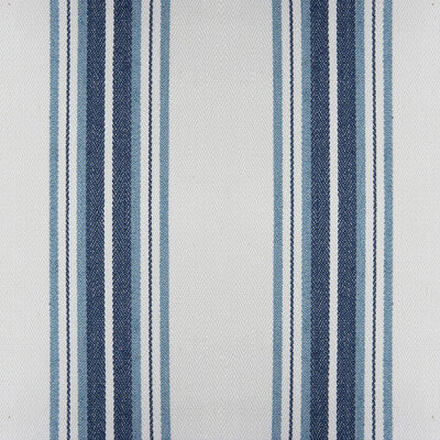Samples and Purchasing available for Nueva York - Azul White By Gaston Y Daniela | Gaston Luis Bustamante | Stripes Multipurpose  at Designer Wallcoverings and Fabrics