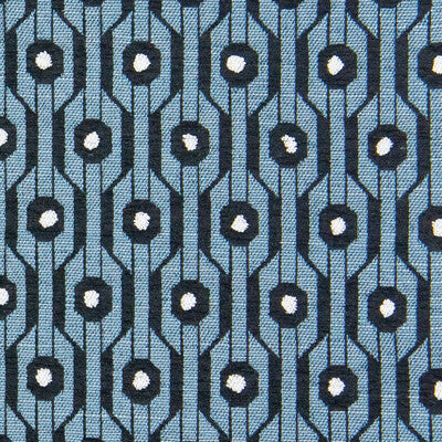 Almirante - Azul Blue By Gaston Y Daniela | Gaston Nuevo Mundo |Modern Geometric Upholstery